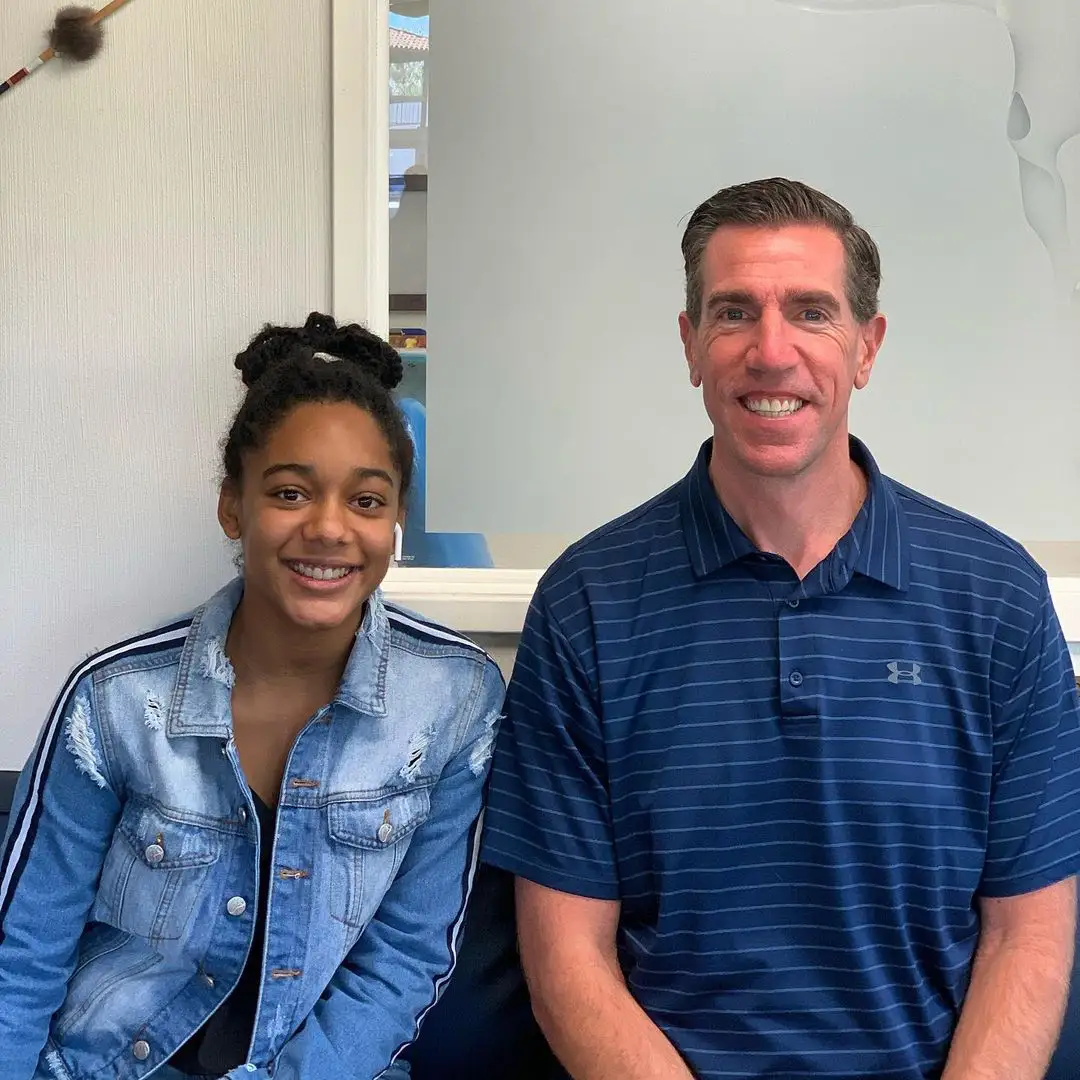 Dr. Potter and young woman smiling